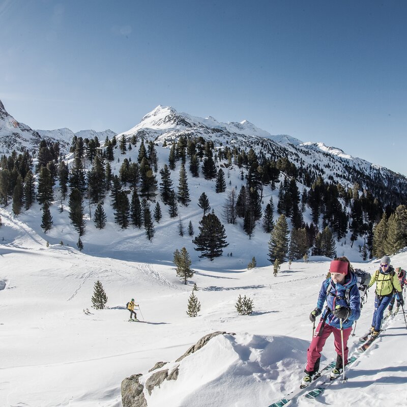 Ski touring in winter landscape | © Wisthaler Harald