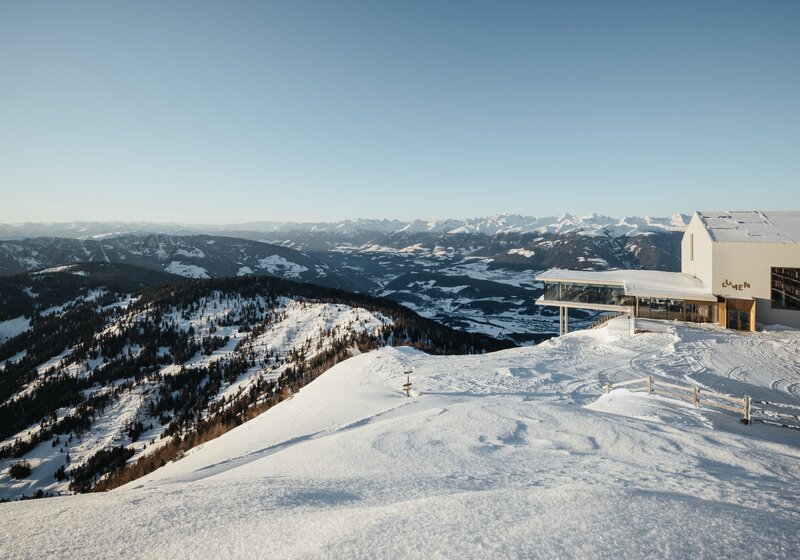 Das Lumen mit Blick auf das Tal im Hintergrund | © Alex Moling
