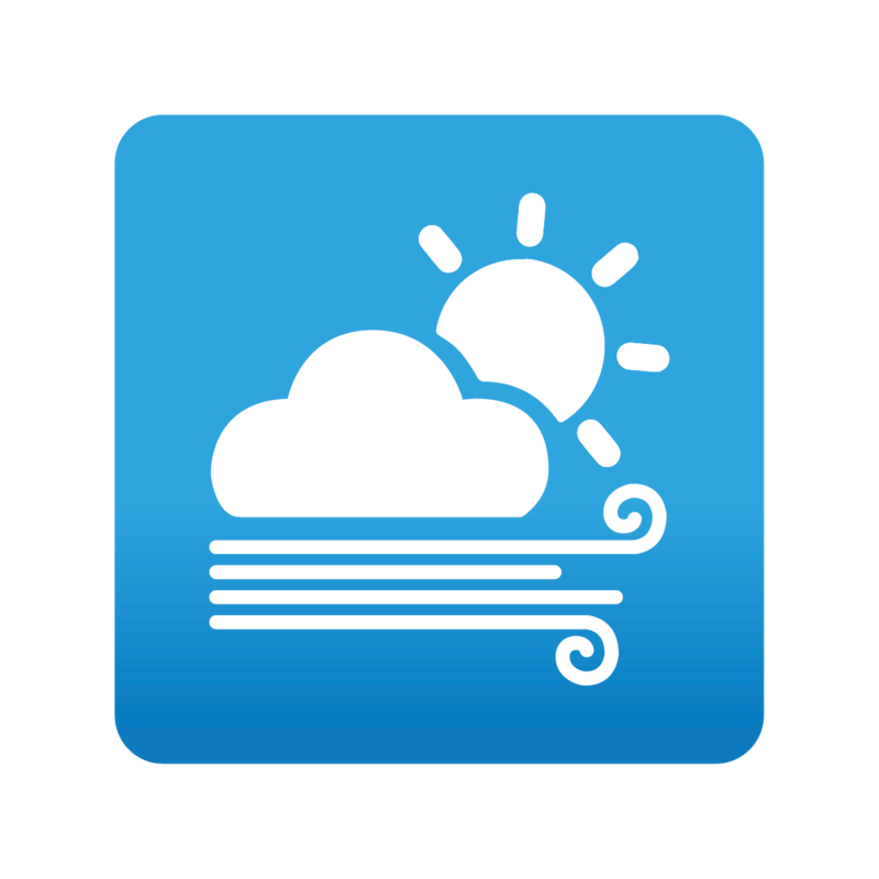 Symbol für Sonne, Wind und Wolken. | © Skirama Kronplatz