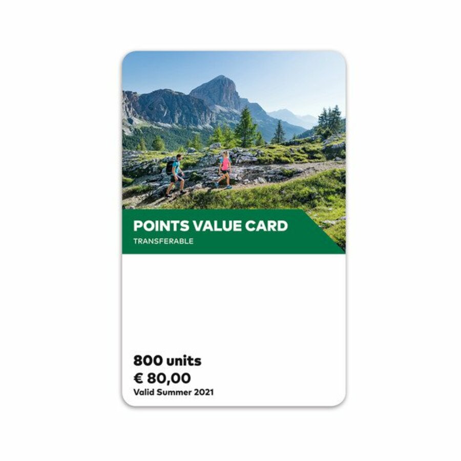 Das Bild zeigt eine Abbildung eines Sommer-Tickets. | © Skirama Kronplatz