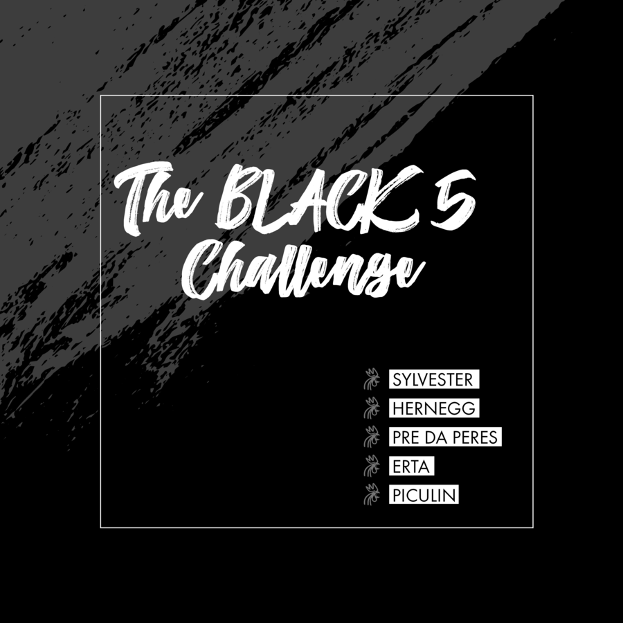 Das Bild zeigt die Pistennamen der Black Five Challenge. | © Skirama Kronplatz