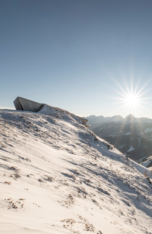 Das MMM Corones bei Sonnenuntergang. | © Skirama Kronplatz