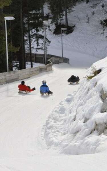 Die Rodelbahn Cianross in St. Vigil. | © Skirama Kronplatz