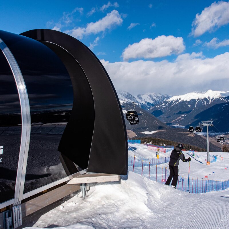 Das Starthaus der Skiline. | © Skirama Kronplatz