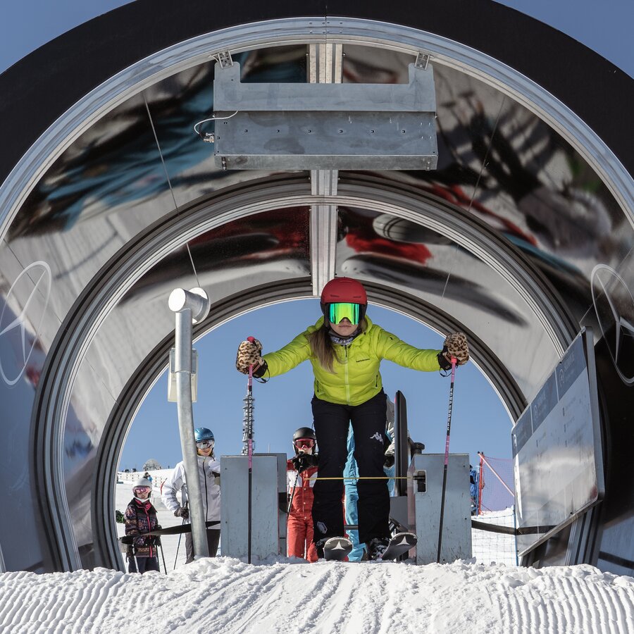 Slalom mit Videoaufzeichnung am Kronplatz. | © Skirama Kronplatz