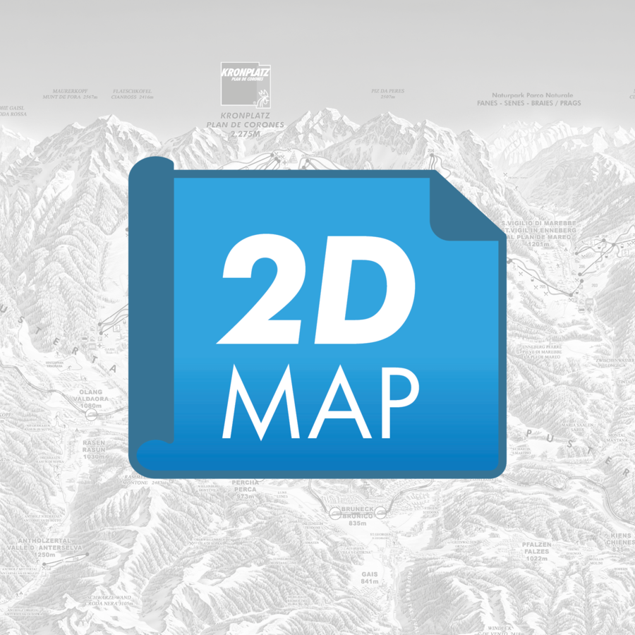2D Map | © Skirama Kronplatz